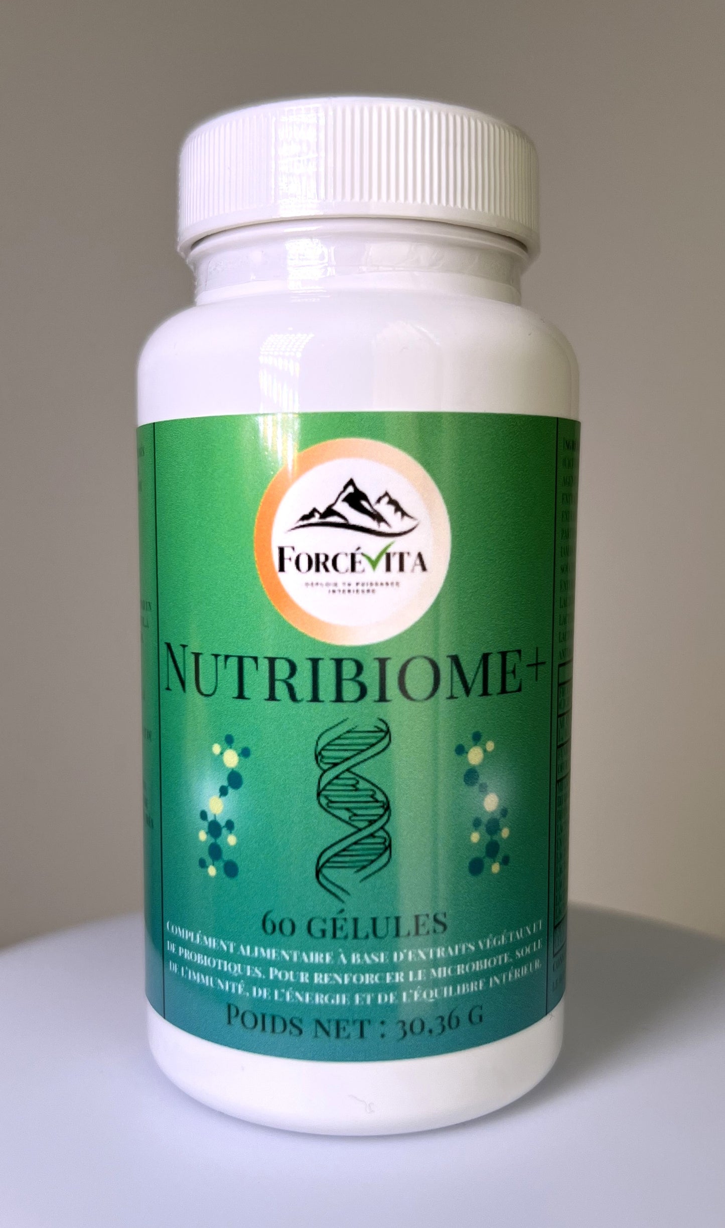 NutriBiome+ Synergie Probiotique Experte & Prébiotique Naturelle | Flore intestinale, digestion & immunité