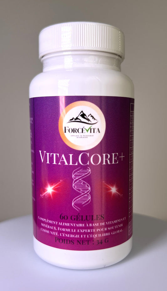 VitalCore+ : Multivitamines naturelles nouvelle génération  |  Énergie, Immunité, Détox